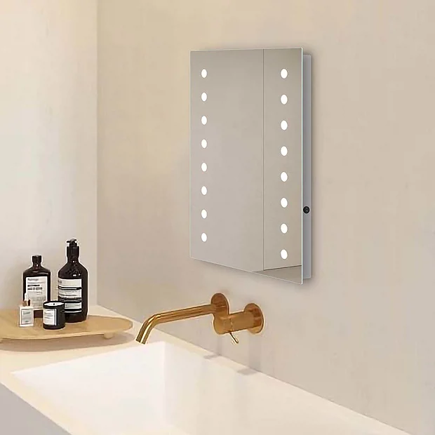 Klyn Bathroom Brooklyn Dot 390 X 500mm Battery Operated Illuminated LED Mirror 8 Klyn Bathroom Brooklyn Dot 390 X 500mm Battery Operated Illuminated LED Mirror - Image 6