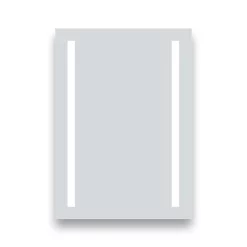 Klyn Bathroom Brooklyn 500 X 700mm Battery Operated Illuminated LED Mirror -Vanity Unit Bathroom Suites gs5x7bt d1n