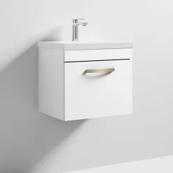 Klyn Bathroom 1 X Brooklyn Brushed Brass Additional Bar Handle - L210mm (196mm Centres)