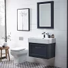 Roper Rhodes Hampton 600mm Illuminated LED Mirror - Mocha -Vanity Unit Bathroom Suites hamill6com.mc d1 1
