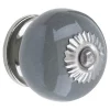 Heritage Bathroom Heritage Ceramic Door Knob Grey 1 Heritage Bathroom Heritage Ceramic Door Knob Grey -Vanity Unit Bathroom Suites heritageceramicdoorknobgreyfknce02 l