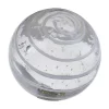 Heritage Bathroom Heritage Glass Spiral Door Knob Clear & White -Vanity Unit Bathroom Suites heritageglassspiraldoorknobclearwhitefkngl02 l