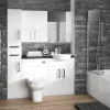 Hudson Reed 2000mm Gloss White Plinth -Vanity Unit Bathroom Suites hudsonreed2000mmglosswhiteplinthd1