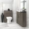 Hudson Reed 300x255mm Grey Avola Compact Base Unit -Vanity Unit Bathroom Suites hudsonreed300x255mmgreyavolacompactbaseunit d2