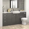 Hudson Reed 300x355mm Black Full Depth 4 Drawer Unit 2 Hudson Reed 300x355mm Black Full Depth 4 Drawer Unit -Vanity Unit Bathroom Suites hudsonreed300x355mmhaciendablackfulldepth4drawerunit d2