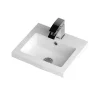 Hudson Reed 400 X 355mm Full Depth Polymarble Basin 1TH -Vanity Unit Bathroom Suites hudsonreed400x355mmfulldepthpolymarblebasin1th l