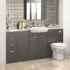 Hudson Reed 600x355mm Black Full Depth Vanity Unit -Vanity Unit Bathroom Suites hudsonreed600x355mmhaciendablackfulldepthvanityunit d2