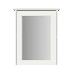 Heritage Bathroom Heritage Caversham Single Door Mirror Wall Cabinet - Chantilly