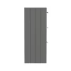 Keswick Grey 350mm Traditional 3 Drawer Storage Unit -Vanity Unit Bathroom Suites kesgry3d d4