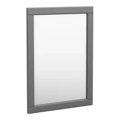 Keswick Grey 500 X 700mm Traditional Wall Hung Framed Mirror