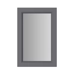 Heritage Bathroom Heritage Caversham 400mm Framed Mirror - Graphite