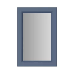Heritage Bathroom Heritage Caversham 400mm Framed Mirror - Maritime Blue