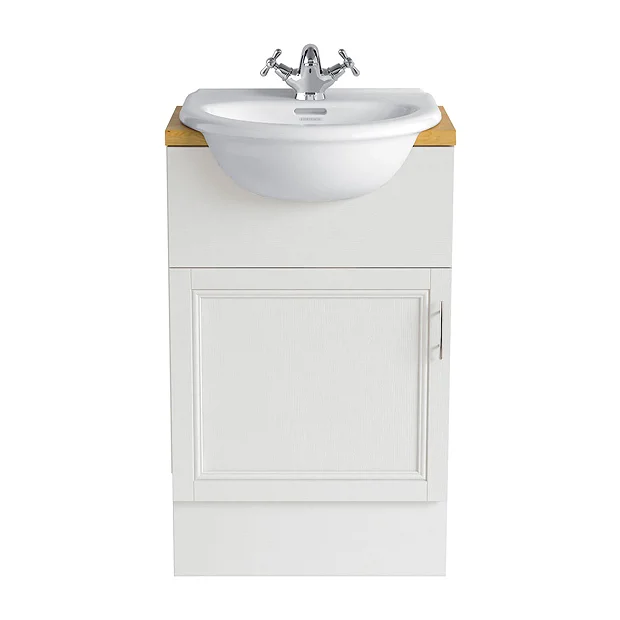 Heritage Bathroom Heritage - Caversham 500mm Vanity Unit With Pewter Handle - Various Colour Options 4 Heritage Bathroom Heritage - Caversham 500mm Vanity Unit With Pewter Handle - Various Colour Options - Image 2