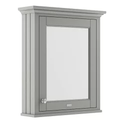 Old London 600mm Mirror Cabinet - Storm Grey