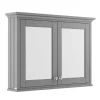 Old London 1050mm Mirror Cabinet - Storm Grey -Vanity Unit Bathroom Suites lon217 l