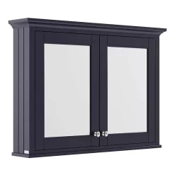 Old London 1050mm Mirror Cabinet - Twilight Blue