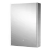 Hudson Reed Meloso 500mm LED Touch Sensor Mirror Cabinet With Shaver Socket -Vanity Unit Bathroom Suites lq093 l2