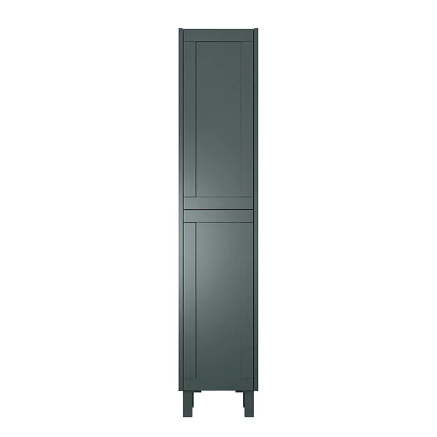 Heritage Bathroom Heritage Lynton 350mm Freestanding Tall Cabinet - Classic Green 4 Heritage Bathroom Heritage Lynton 350mm Freestanding Tall Cabinet - Classic Green - Image 2
