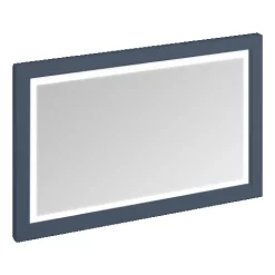 Urlington Bathroom Burlington Framed 120 Mirror With LED Illumination - Blue