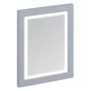 Urlington Bathroom Burlington Framed 60 Mirror With LED Illumination - Classic Grey -Vanity Unit Bathroom Suites m6mg l