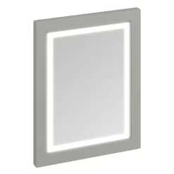 Urlington Bathroom Burlington Framed 60 Mirror With LED Illumination - Dark Olive