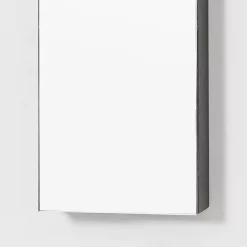 Victorian Plumbing 800mm Slimline Mirror Cabinet Dark Oak -Vanity Unit Bathroom Suites m800do d3