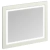 Urlington Bathroom Burlington Framed 90 Mirror With LED Illumination - Sand -Vanity Unit Bathroom Suites m9ms l