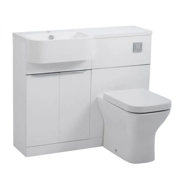 Tavistock Match 1000mm Furniture Run - Gloss White - Left Or Right Hand Option 4 Tavistock Match 1000mm Furniture Run - Gloss White - Left Or Right Hand Option - Image 2