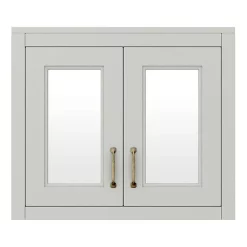 Chatsworth 690mm Grey 2-Door Mirror Cabinet 11 Chatsworth 690mm Grey 2-Door Mirror Cabinet -Vanity Unit Bathroom Suites mcabgrynd2