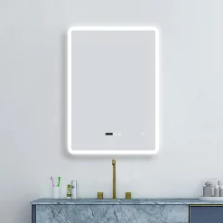 Toreno 700 X 500mm Portrait LED Illuminated Bluetooth Mirror Incl. Touch Sensor -Vanity Unit Bathroom Suites mir011 d1n