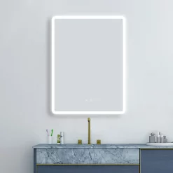 Toreno 800 X 600mm LED Illuminated Bluetooth Mirror Inc. Touch Sensor + Anti-Fog -Vanity Unit Bathroom Suites mir012 d3