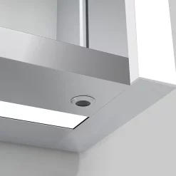 Toreno 500x700mm LED Illuminated Bluetooth Mirror Cabinet With Motion Sensor, Shaving Socket & Anti-Fog
