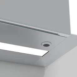 Toreno 700x650mm LED Illuminated 2-Door Bluetooth Mirror Cabinet With Motion Sensor, Shaving Socket & Anti-Fog