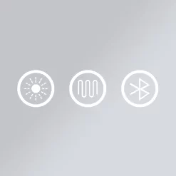 Toreno 1200 X 600mm Landscape LED Back-lit Bluetooth Mirror Incl. Touch Sensor + Anti-Fog -Vanity Unit Bathroom Suites mir026nd1