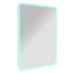 Toreno 500x700mm Ambient Colour Change LED Bluetooth Mirror Incl. Touch Sensor + Anti-Fog -Vanity Unit Bathroom Suites mir027 d3
