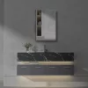 Toreno 500 X 700mm Single Door Mirror Cabinet 2 Toreno 500 X 700mm Single Door Mirror Cabinet -Vanity Unit Bathroom Suites mir100 d3n