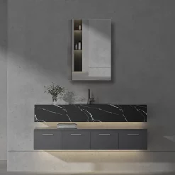 Toreno 500 X 700mm Single Door Mirror Cabinet