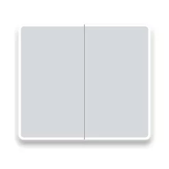 Toreno 700 X 800mm LED Illuminated 2-Door Mirror Cabinet With Motion Sensor, Shaving Socket & Anti-Fog 10 Toreno 700 X 800mm LED Illuminated 2-Door Mirror Cabinet With Motion Sensor, Shaving Socket & Anti-Fog -Vanity Unit Bathroom Suites mir402 d1