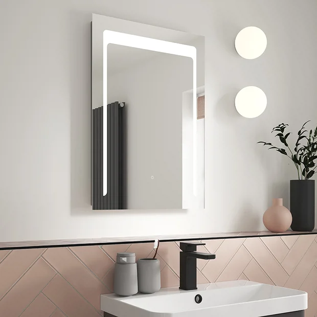 Toreno 500x700mm LED Illuminated Mirror Incl. Anti-Fog & Touch Sensor 4 Toreno 500x700mm LED Illuminated Mirror Incl. Anti-Fog & Touch Sensor - Image 2