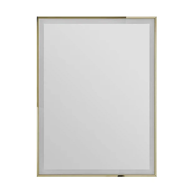 Heritage Bathroom Heritage Kingston Vintage Gold 600 X 800mm Illuminated Rectangle Mirror With Demister Pad 3 Heritage Bathroom Heritage Kingston Vintage Gold 600 X 800mm Illuminated Rectangle Mirror With Demister Pad