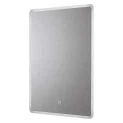 Croydex Chilcombe Hang N Lock Illuminated Mirror With Demister Pad 500 X 700mm