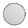 Heritage Bathroom Heritage Newick Chrome 590mm Illuminated Circular Mirror With Demister Pad -Vanity Unit Bathroom Suites mnec590 d1
