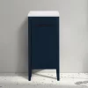 Victorian Plumbing Montrose Indigo Blue Laundry Unit With Matt Black Handle -Vanity Unit Bathroom Suites mtlamimb d3