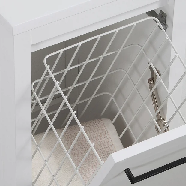 Victorian Plumbing Montrose White Laundry Unit With Matt Black Handle 5 Victorian Plumbing Montrose White Laundry Unit With Matt Black Handle - Image 3