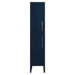 Victorian Plumbing Montrose Indigo Blue Tall Storage Unit With Chrome Handles 7 Victorian Plumbing Montrose Indigo Blue Tall Storage Unit With Chrome Handles -Vanity Unit Bathroom Suites mtumicp d1
