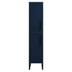 Victorian Plumbing Montrose Indigo Blue Tall Storage Unit With Matt Black Handles 7 Victorian Plumbing Montrose Indigo Blue Tall Storage Unit With Matt Black Handles -Vanity Unit Bathroom Suites mtumimb d1