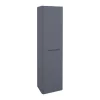 Monza­­ Bathroom Monza Matt Grey Tall Wall Hung Storage Unit - 1500mm High -Vanity Unit Bathroom Suites mz35tumgl