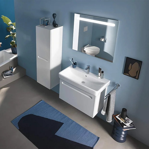 Duravit No.1 White Matt Semi-Tall Cabinet 3 Duravit No.1 White Matt Semi-Tall Cabinet