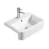 Hudson Reed 570mm 1TH Rectangular Semi-Recessed Basin -Vanity Unit Bathroom Suites nbv171 d1