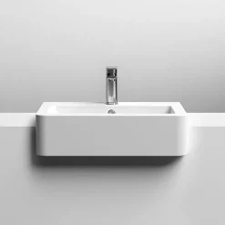 Hudson Reed 570mm 1TH Rectangular Semi-Recessed Basin -Vanity Unit Bathroom Suites nbv171 l2